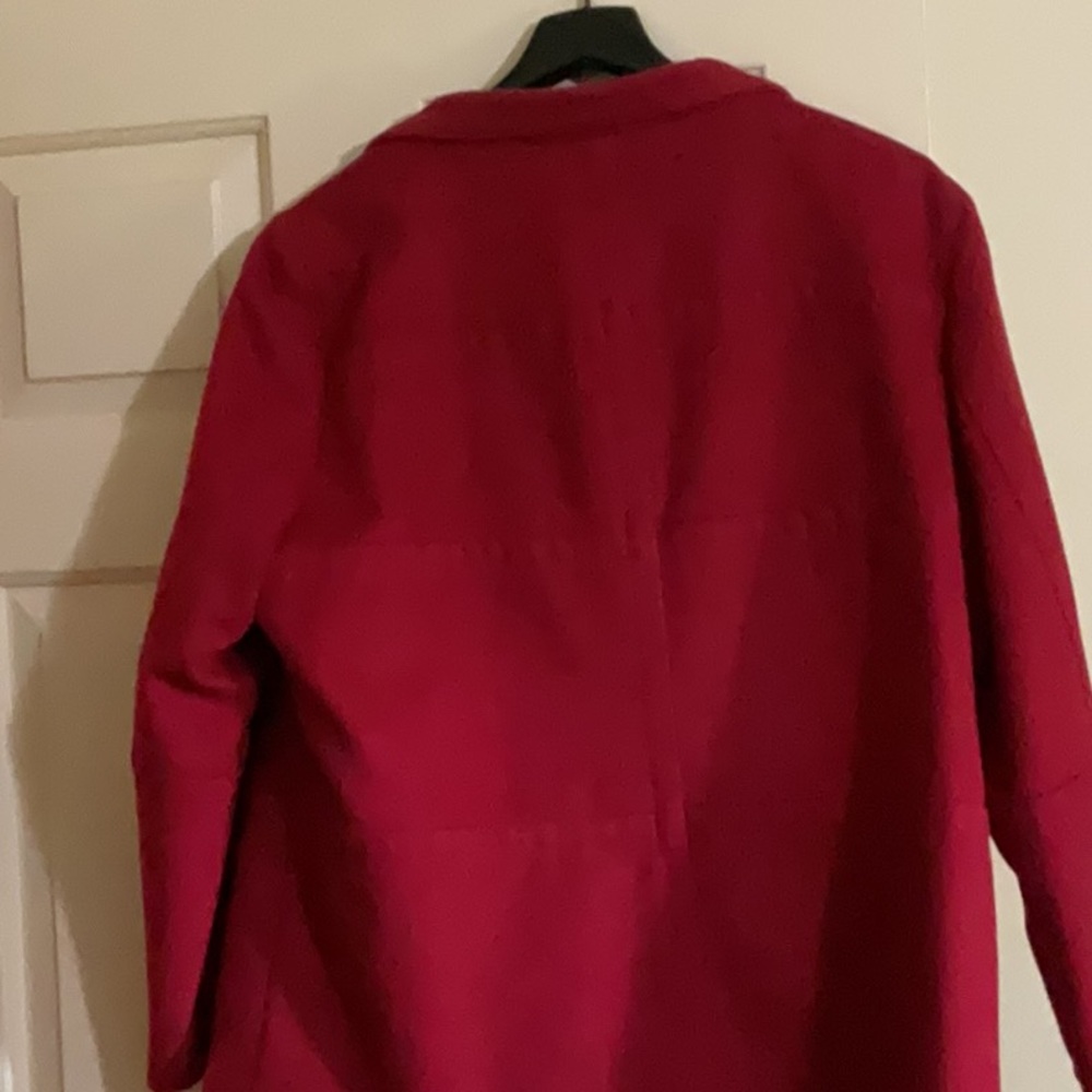 Red Wool Jacket - image 4